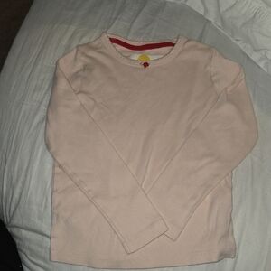 Mini Boden Light Pink Long Sleeve Tee
